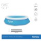Басейн с надуваем ринг, 305x66см, Fast Set, 3200 л. Bestway 57456 Басейн с надуваем ринг, 305x66см, Fast Set, 3200 л. Bestway 57456