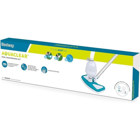 Почистващ комплект за басейн, 3 части, Bestway 58234