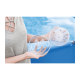 Плаваща LED лампа за басейн, 4 цвята, 3xAA, IP68, Bestway 58419