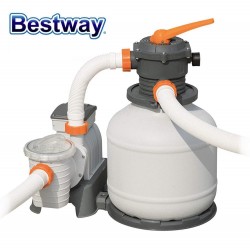 Филтърна пясъчна помпа за басейни, Flowclear, 7571 л/ч, 280 W, Bestway 58499
