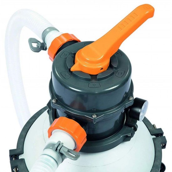Филтърна пясъчна помпа за басейн, Flowclear, 2006 л/ч., 85W, Bestway 58515 Филтърна пясъчна помпа за басейн, Flowclear, 2006 л/ч., 85W, Bestway 58515