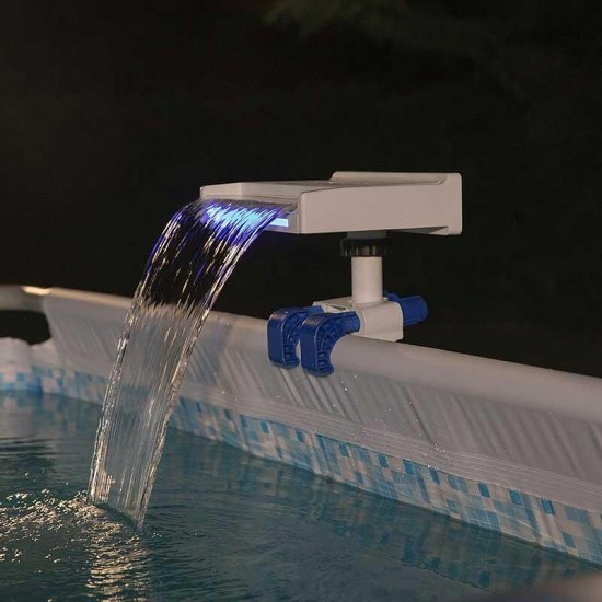Водопад за басейн с многоцветно LED осветление, FlowClear Soothing Waterfall Bestway 58619 Водопад за басейн с многоцветно LED осветление, FlowClear Soothing Waterfall Bestway 58619