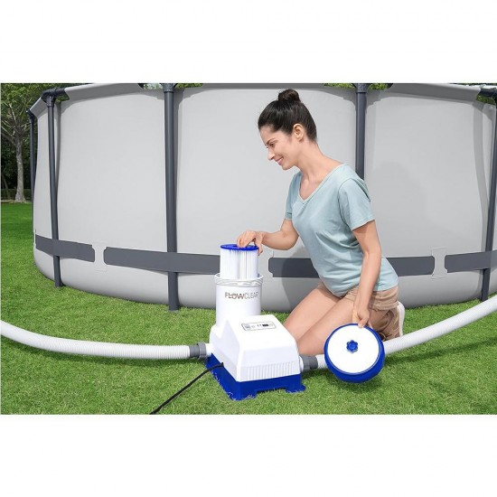 Помпа филтърна електрическа Smart Touch, Wi-Fi, 125W, 7570 л/ч, Bestway 58680 Помпа филтърна електрическа Smart Touch, Wi-Fi, 125W, 7570 л/ч, Bestway 58680