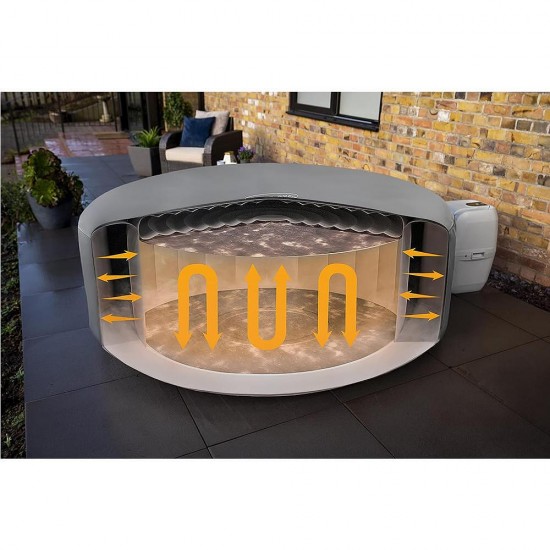 Покривало за джакузи термо кръгло, 196x71 см, LAY-Z-SPA Xtras EnergySense Plus, Bestway 60318