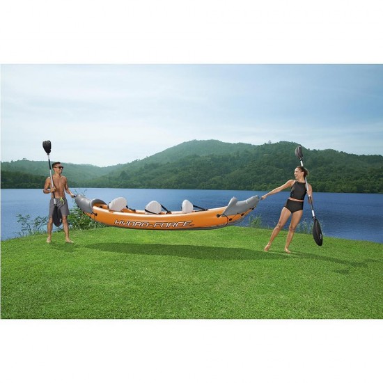 Каяк надуваем триместен, 381x100x44 см, Hydro-Force Rapid X3 Bestway 65132 Каяк надуваем триместен, 381x100x44 см, Hydro-Force Rapid X3 Bestway 65132