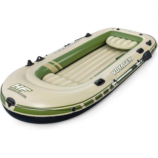 Лодка надуваема Hydro-Force Voyager X3, 350x145x49 см. Bestway 65156 Лодка надуваема Hydro-Force Voyager X3, 350x145x49 см. Bestway 65156
