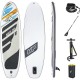 Дъска за сърф надуваема, 305x84x12 см, Hydro-Force White Cap Bestway 65342
