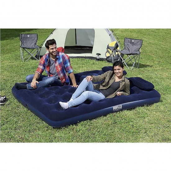 Надуваем дюшек с ръчна помпа 203х152х22см. Queen size Bestway 67374 Надуваем дюшек с ръчна помпа 203х152х22см. Queen size Bestway 67374
