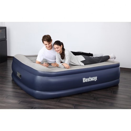 Надуваем дюшек 203х152х56см с вградена помпа Bestway 67614 Надуваем дюшек 203х152х56см с вградена помпа Bestway 67614