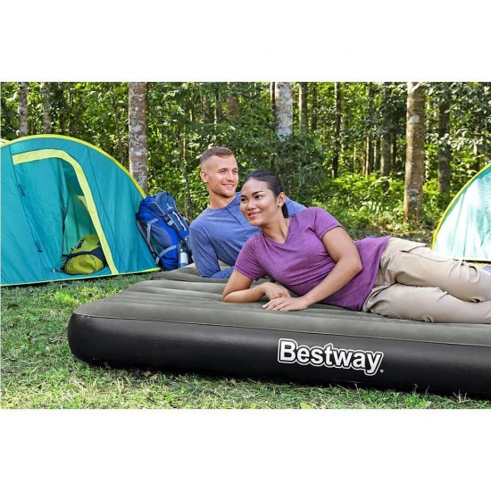Надуваем двоен дюшек 3в1,188x99x25 см, черен / сив Bestway 67922 Надуваем двоен дюшек 3в1,188x99x25 см, черен / сив Bestway 67922