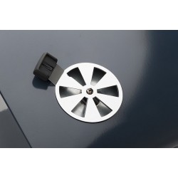 Луксозно барбекю на дървени въглища 133х109х56см 31400 Landmann