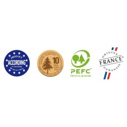 Дървен овален басейн с външни подпори VERMELA (6.72 x 4.72 x 1.46 м) GRE, 790098 Дървен овален басейн с външни подпори VERMELA (6.72 x 4.72 x 1.46 м) GRE, 790098