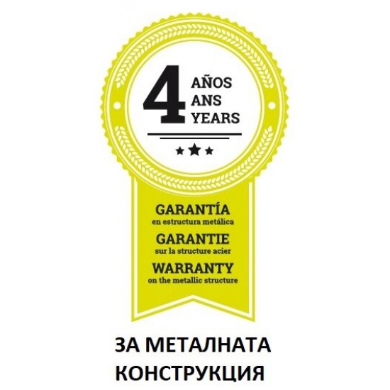 GRE СГЛОБЯЕМ БАСЕЙН С МЕТАЛНИ СТЕНИ KEA ИМИТАЦИЯ ГРАФИТ КРЪГЪЛ Ф460XH120СМ