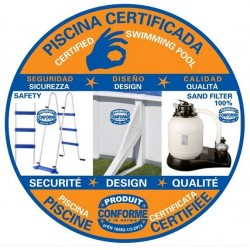 Сглобяем овален басейн с външни подпори ATLANTIS (8.10 х 4.70 х 1.32 м / Бял) GRE, KITPROV818