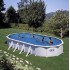 Сглобяем овален басейн с външни подпори ATLANTIS (8.10 х 4.70 х 1.32 м / Бял) GRE, KITPROV818