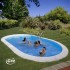 Вкопан сглобяем басейн ОВАЛ - Комплект MADAGASCAR ( 7.00 х 3.20 х 1.50 м ) GRE, KPEOV7059