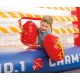 Детски надуваем батут Боксов ринг INTEX Jump-O-Lene, с 2 чифта надуваеми ръкавици