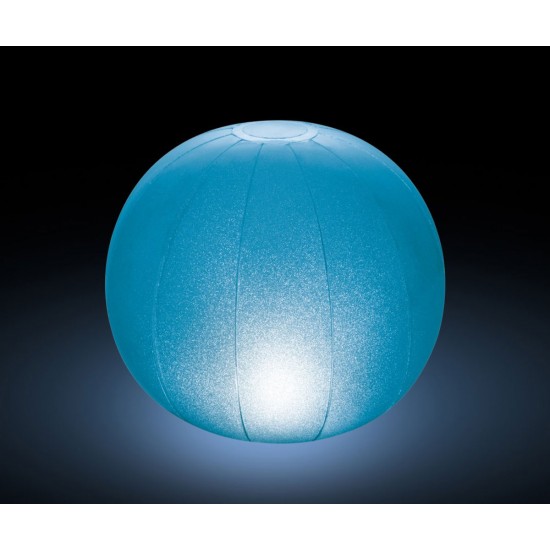 Многоцветна плаваща LED топка INTEX за басейни и джакузита