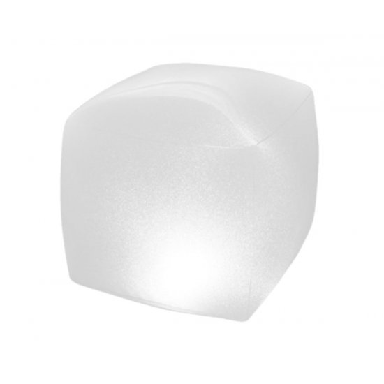 Многоцветен плаващ LED куб INTEX за басейни и джакузита