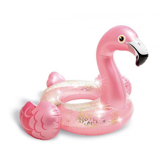 Детски надуваем пояс Фламинго с брокат INTEX