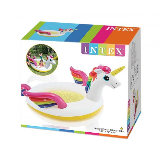 Детски надуваем басейн с пръскалка Еднорог INTEX Unicorn Spray Детски надуваем басейн с пръскалка Еднорог INTEX Unicorn Spray