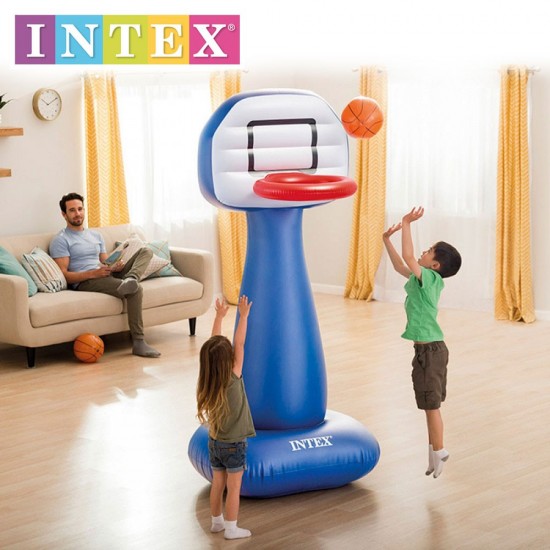 Надуваем комплект за баскетбол INTEX