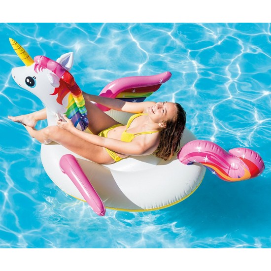 Надуваем остров Еднорог INTEX Unicorn Ride-on Надуваем остров Еднорог INTEX Unicorn Ride-on