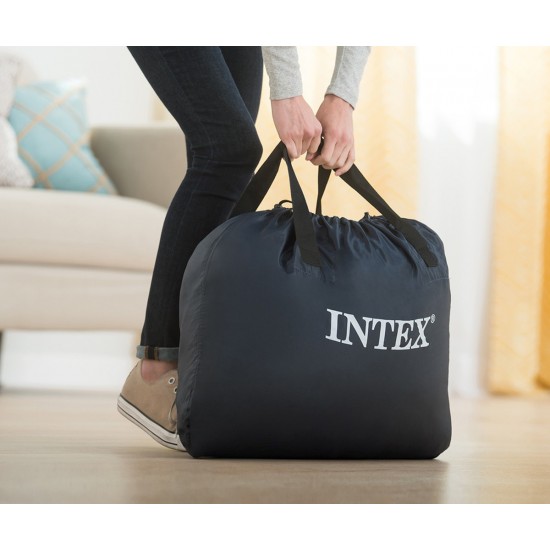 Надуваем матрак 152х203х51см с вградена помпа INTEX Thermalux Надуваем матрак 152х203х51см с вградена помпа INTEX Thermalux