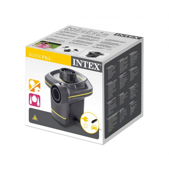 Електрическа помпа 220V/12V INTEX Quick-Fill AC/DC, 480 л./мин. Електрическа помпа 220V/12V INTEX Quick-Fill AC/DC, 480 л./мин.