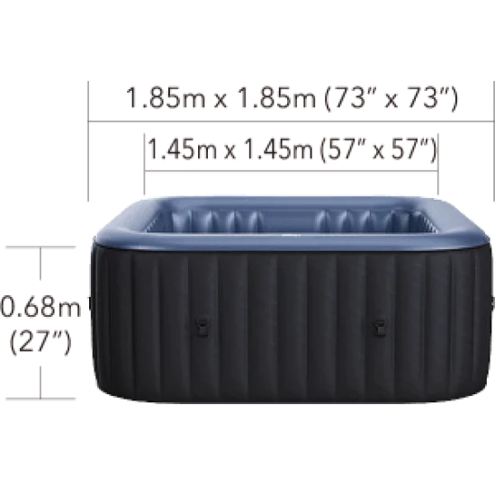 Надуваемо квадратно джакузи Tekapo Comfort (6 места)  MSpa, C-TE062