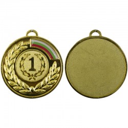 Медал MAXIMA, 6.5 см, За първо място, С трикольорна лента 00015401