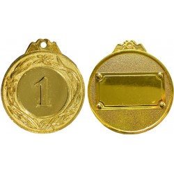 Медал MAXIMA, 4.5 см, За първо място, С трикольорна лента 00017001