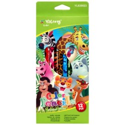 Цветни моливи Yalong, 12 цвята 120050 Цветни моливи Yalong, 12 цвята 120050