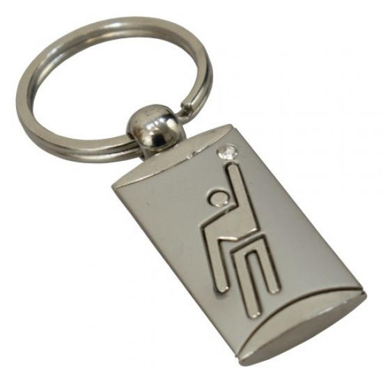 Ключодържател метален с баскетболист 14000901