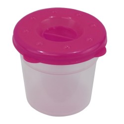 Чашка за четки за рисуване, 7 x Ф8.5 см, Комплект с капачка и тапа 150099