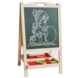 Магнитна дъска MAXIMA, 88 см, Двустранна, с 55 букви на кирилица 150860  Магнитна дъска MAXIMA, 88 см, Двустранна, с 55 букви на кирилица 150860