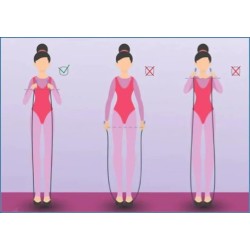 Въже за художествена гимнастика MAXIMA, 100 г, Синьо 20024106