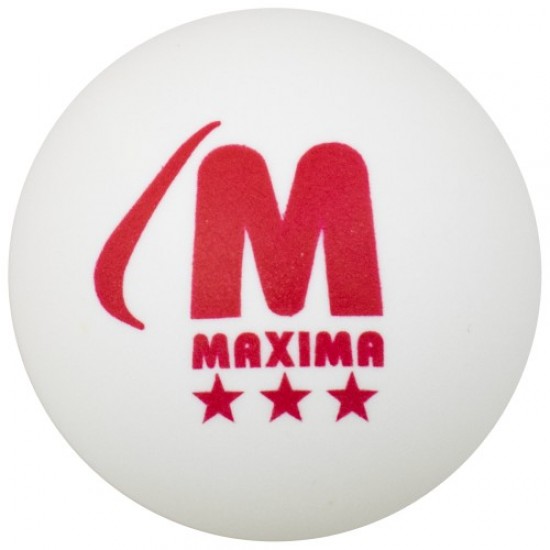 Tопче за тенис на маса MAXIMA 40+, Бяло 20030101