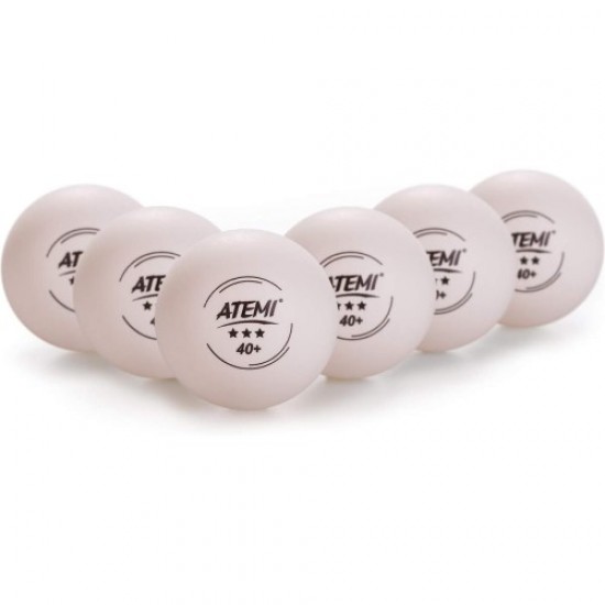 Топче за тенис на маса ATEMI 40+ ITTF ***, Бяло 200306 Топче за тенис на маса ATEMI 40+ ITTF ***, Бяло 200306