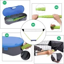 Бадминтон комплект в куфарче 200359 Бадминтон комплект в куфарче 200359