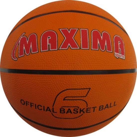 Топка баскетболна MAXIMA, Гумена, Размер 6 (200661)