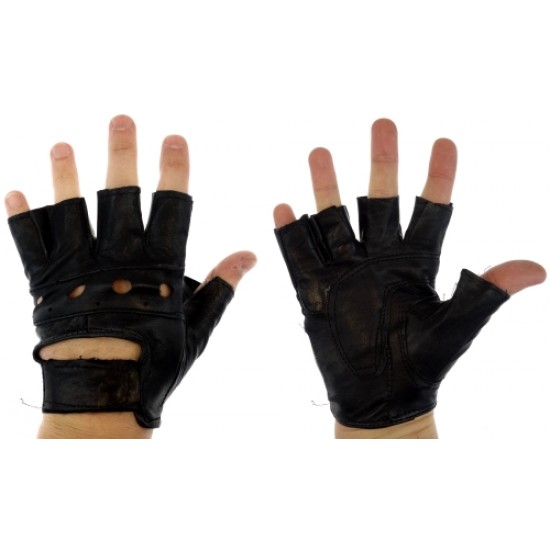 Ръкавици за колоездене и фитнес от естествена кожа 200768