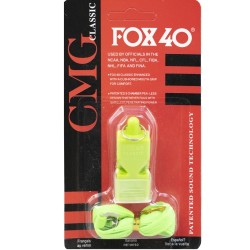 Свирка реферска FOX 40, С връзка и силиконов мундщук, Зелен 20082702 Свирка реферска FOX 40, С връзка и силиконов мундщук, Зелен 20082702