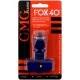 Свирка реферска FOX 40, с връзка и силиконов мундщук, син 20082703