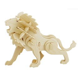 Пъзел лъв 3D дървен 270119