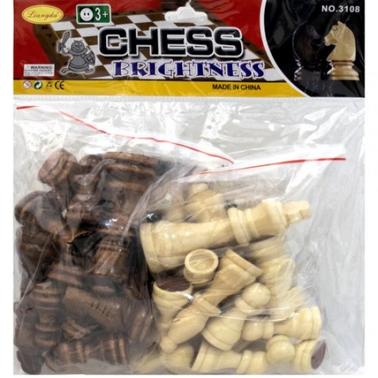 Шах с полиетиленово платно и дървени фигури MAXIMA, 40х40 см. 270703
