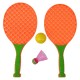 Детски игрален комплект за федербал и тенис