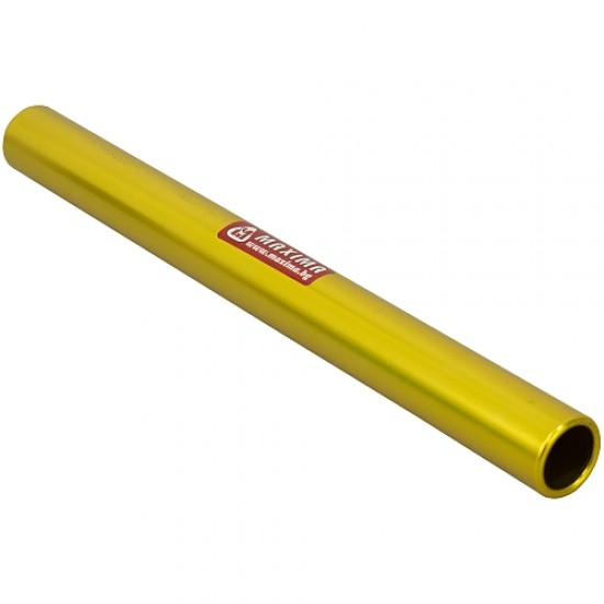 Щафетна палка, 30х2.8 см, Алуминиева, Жълта - 30010001