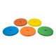 Маркери кръгли Ф15 см с дупка, 30 броя, 5 цвята, комплект с носач 300201