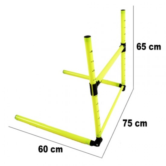 Тренировъчно препятствие (хърдел) MAXIMA, с регулируема височина от 10 до 65 см. 300621